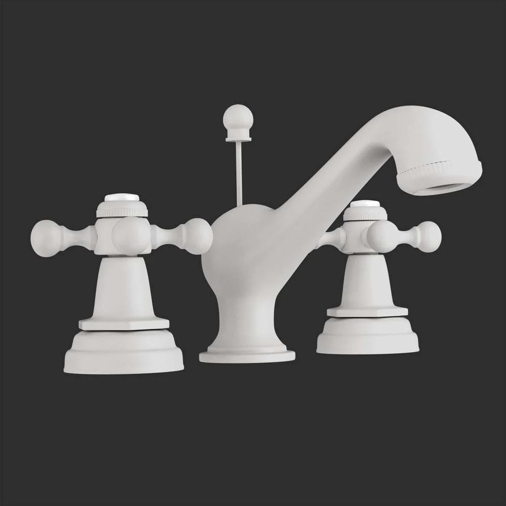 Jaquar 3 Hole Basin Mixer (White Matt, QQT-WHM-7189)