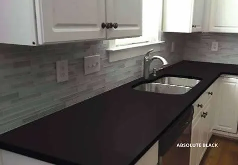 Jaquar Johnson Porcelano Absolutee Black Matt Kitchen
